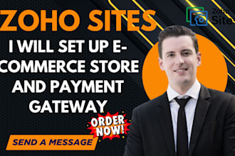 setup zoho sites ecommerce store and payment gateway