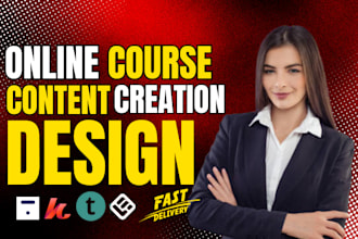 do online course curriculum, course uploading, course creation and lesson plan