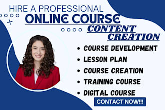create online course content course development ebook online course, curriculum