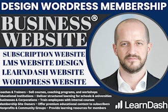 create wordpress membership website and lms website with learndash