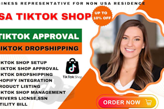 do tiktok shop business representative for non US resident setup usa tiktok shop