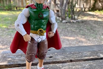 create 3d articulated action figure, 3d action figure, 3d object for 3d printing