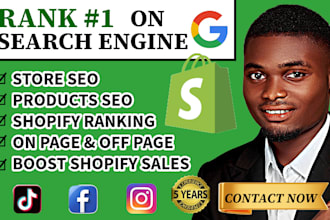 boost shopify sales with advance shopify SEO optimization