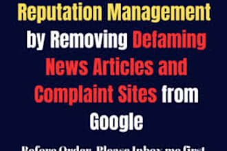 permanently remove negative links, mugshots, bad article news from google search