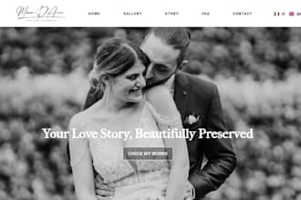 design photography website, pixieset photography website, smugmug website