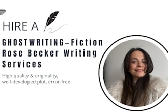 ghostwrite your fiction fantasy novel, book writer, ya ghost book writer