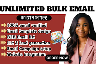 send bulk email marketing campaign text message email blast cold email reach out
