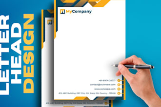 design logo, business card, letterhead, corporate branding and stationery