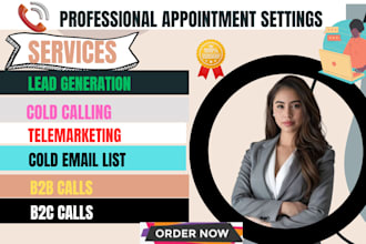 be your cold calling VA appointment setting for USA telemarketing for b2b, b2c