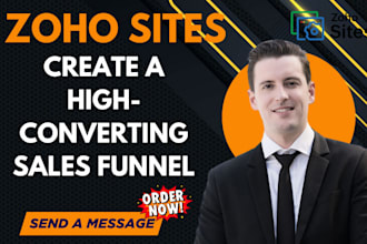 create a high converting zoho sales funnel on zoho sites