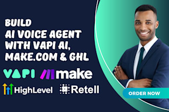 build vapi ai calling agent connect make com gohighlevel retell ai synthflow n8n