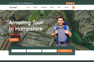 do tourism website tour travel website vacation website travel agency website