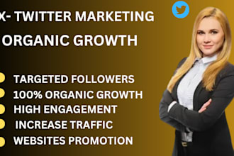 do twitter x marketing and promotion for organic growth