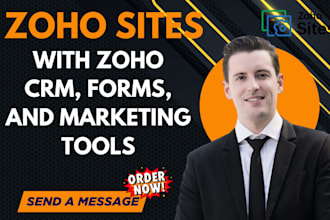 connect zoho sites with zoho crm forms and marketing plus