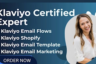 setup klaviyo email flow, klaviyo email template