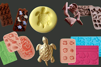 do 3d silicone mold, chocolate, 3d plastic mold, injection mold for 3d printing
