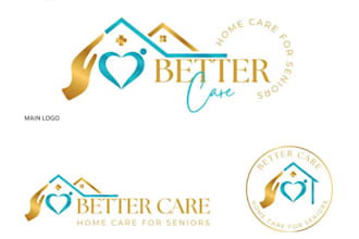 design unique homecare, medical, healthcare, dental, homecare logo