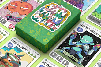 draw digital illustration kids card game design educational memory animal cards