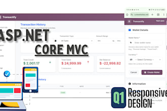 create a custom asp net core mvc or API solution for you