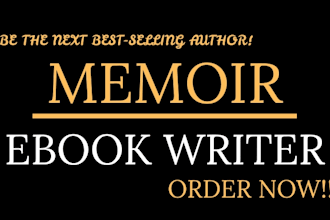 be memoir ebook ghostwriter amazon kdp ebook writer non fiction book writer