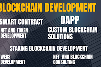 blockchain web3 dapp, defi staking, dex, presale, smart contract, solana, evm