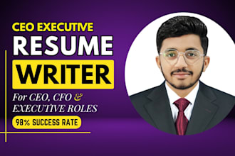 craft an ats executive resume for the CEO, cfo, and executive roles