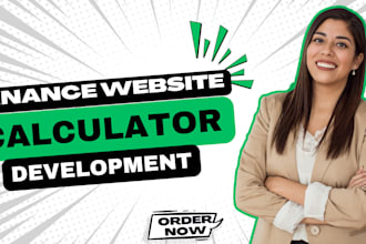 build financial calculator financial website banking finance website calculator