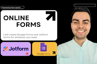 create google jotform forms form type and survey form