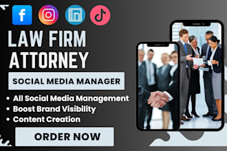 be your law firm, attorney, notary social media marketing manager for lawyers