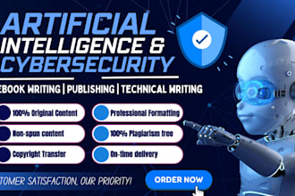write artificial intelligence ebook, cybersecurity, machine learning, pitch deck