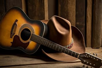 write, sing and produce pop rock country song, indie folk singersongwriter