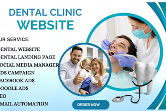 design dental, healthcare, medical and pharmacy website