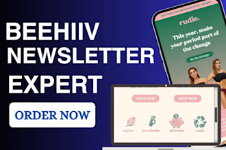 setup beehiiv account ai newsletter design landing page
