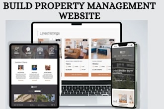 build property management website, vacation rental, hotel booking with wix