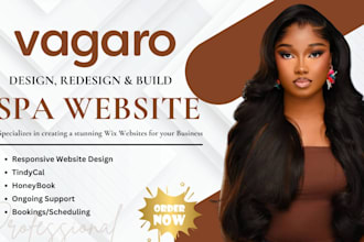 build beauty website with vagaro, squarespace, and wix