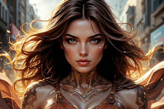 create your fantasy science fiction superhero character