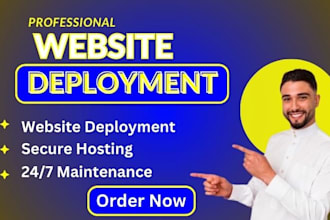 deploy, dockerize your website, and maintain secure and fast hosting