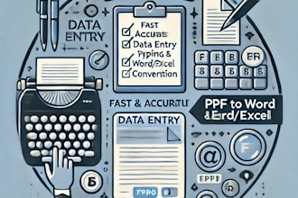 be your virtual assistant for data entry and admin support