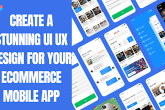 create a stunning UI UX design for your ecommerce mobile app