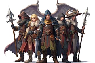 draw your fantasy, scifi or rpg character or portrait