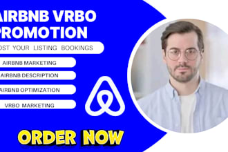 do airbnb promotion airbnb listing vrbo booking com houfy using social media