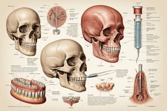 do medical, scientific and biology illustrations for you