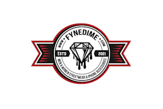 design monogram fynedime iphone accessories logo