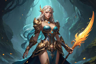 draw your fantasy character illustration
