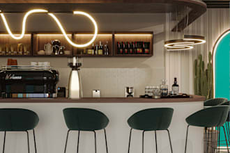 design an elegant and functional bar for your restaurant