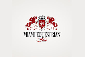 design miami equestrian club logo