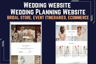 build dynamic wedding wedding planning website wedding ecommerce website