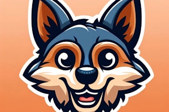 design unique cartoon characters for merch,