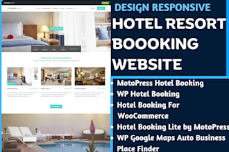 design hotel resort booking website motopress hotel website