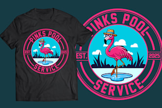 create a unique awesome tshirt design clothing  merchandise
